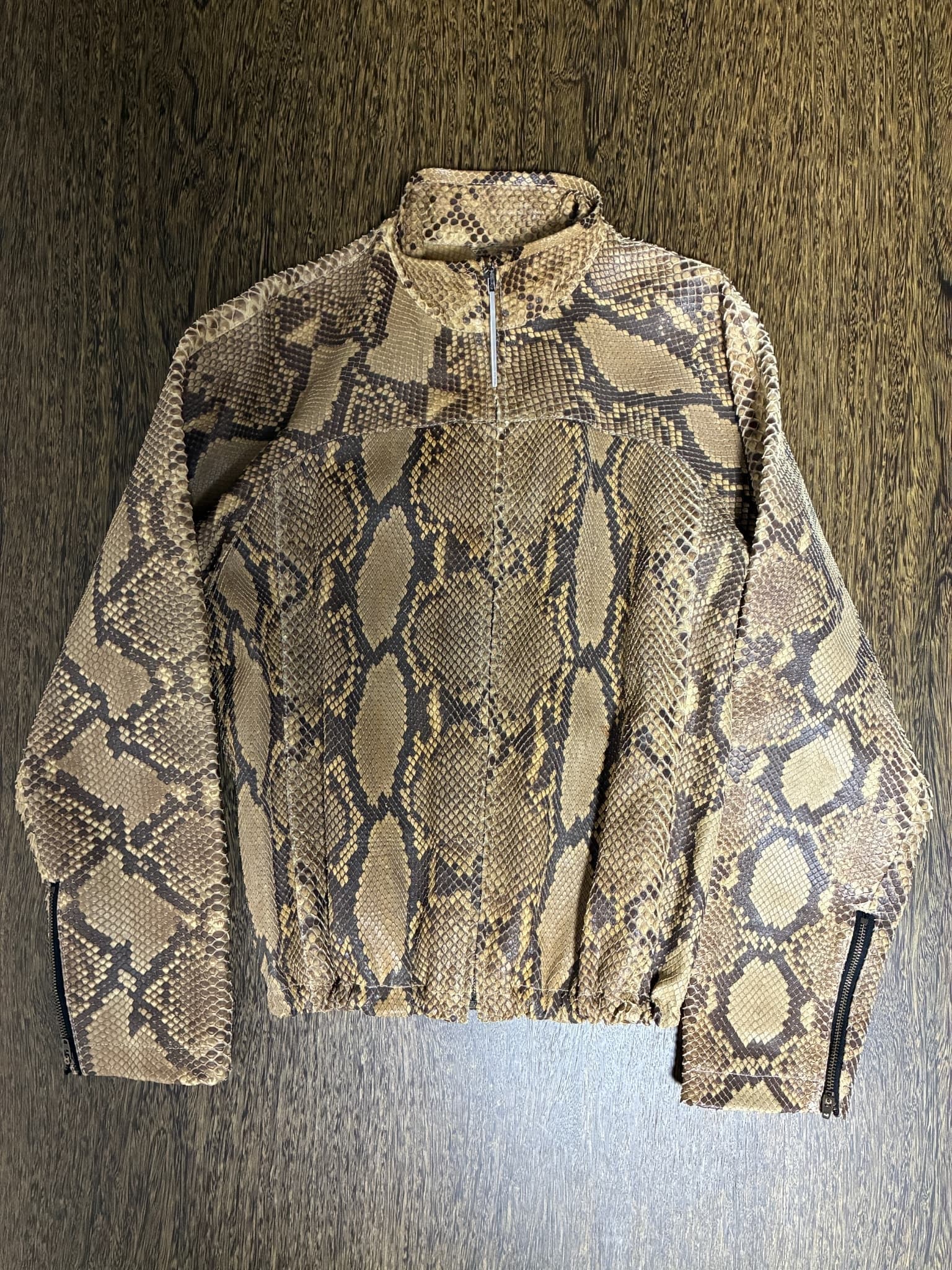 グッチ 2000年春夏 パイソンレザー ブルゾン