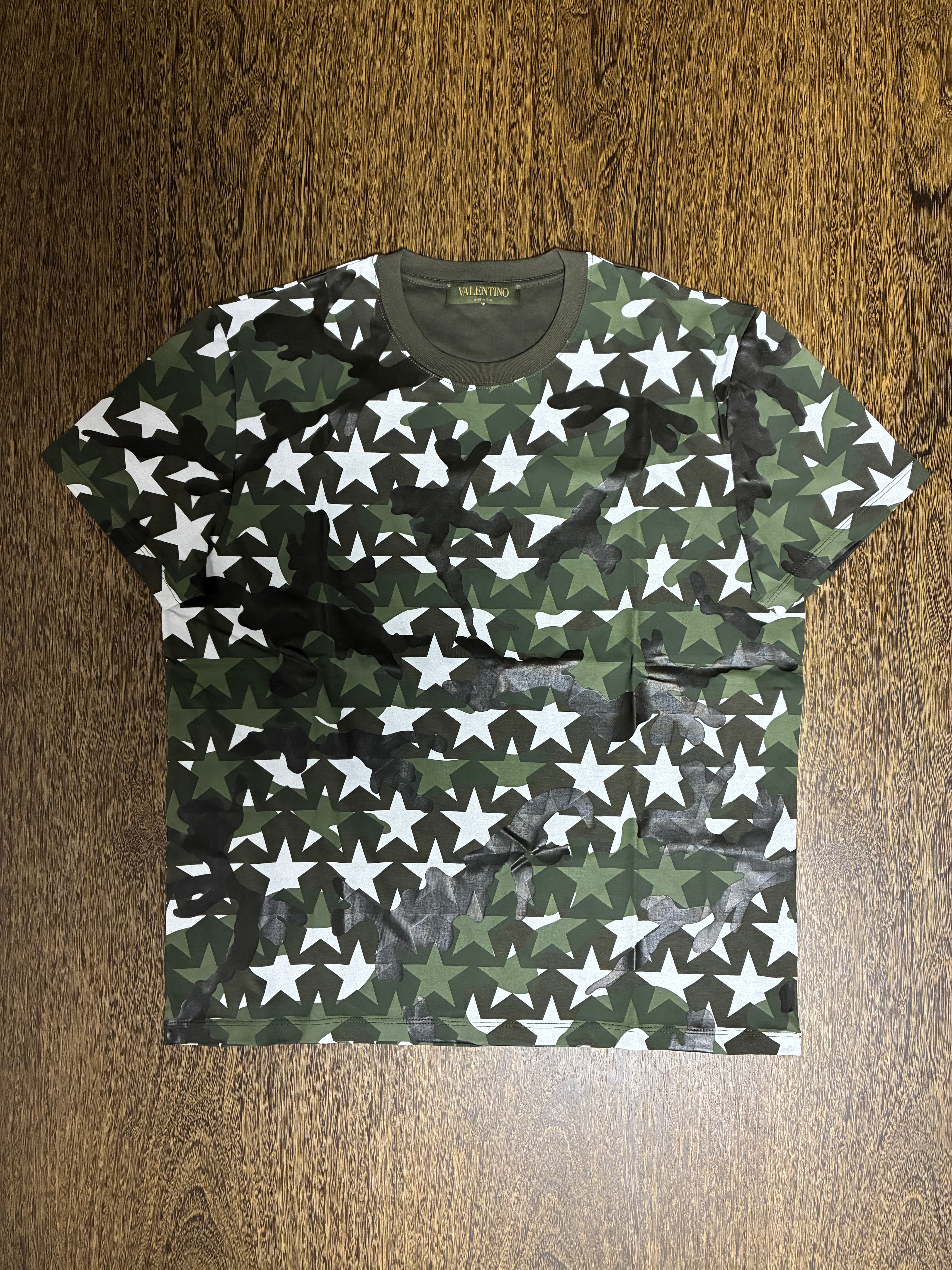 ヴァレンティノ 2017年春夏 カモフラージュ Tシャツ