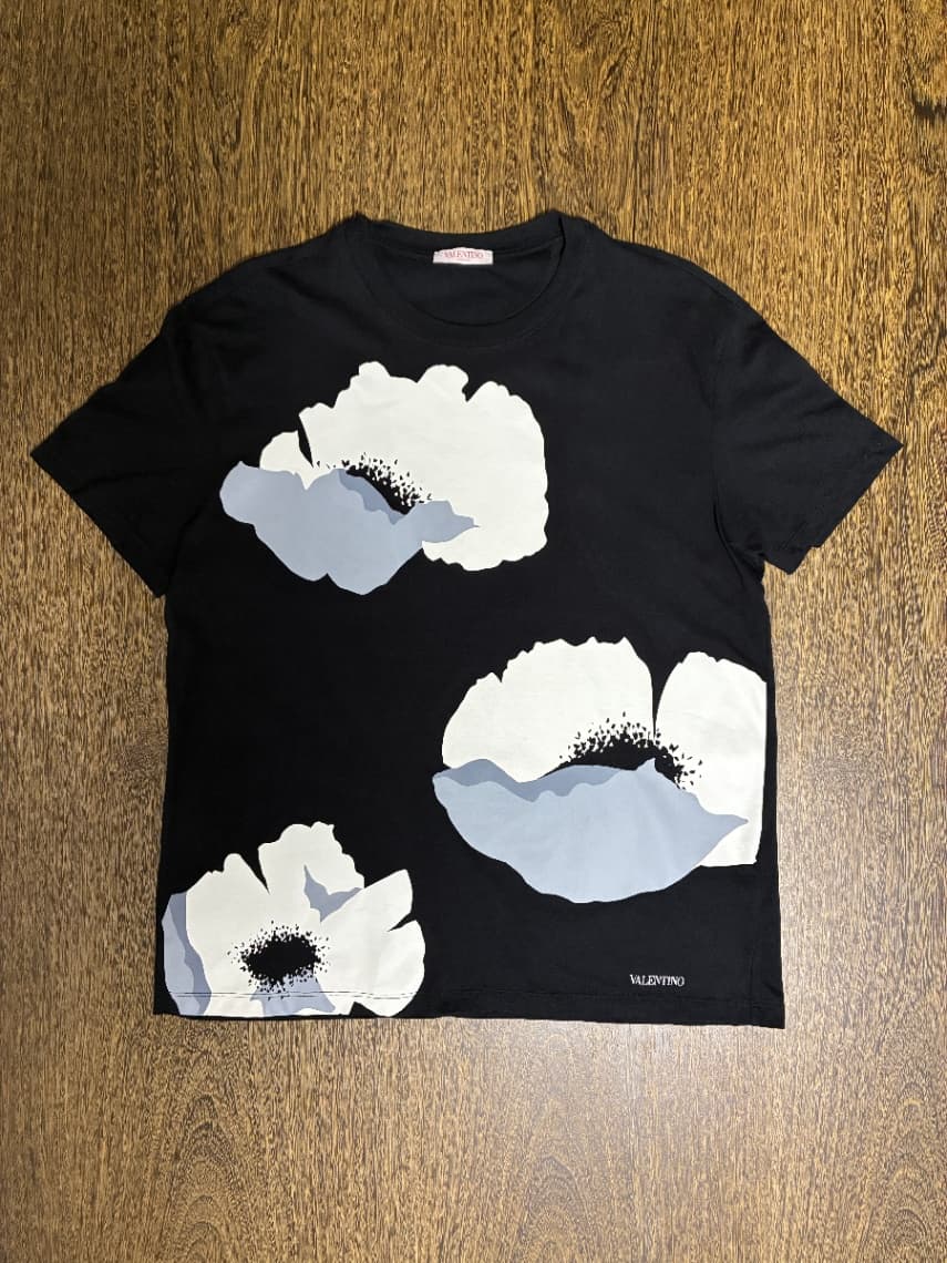 ヴァレンティノ2024年春夏 花柄 Tシャツ